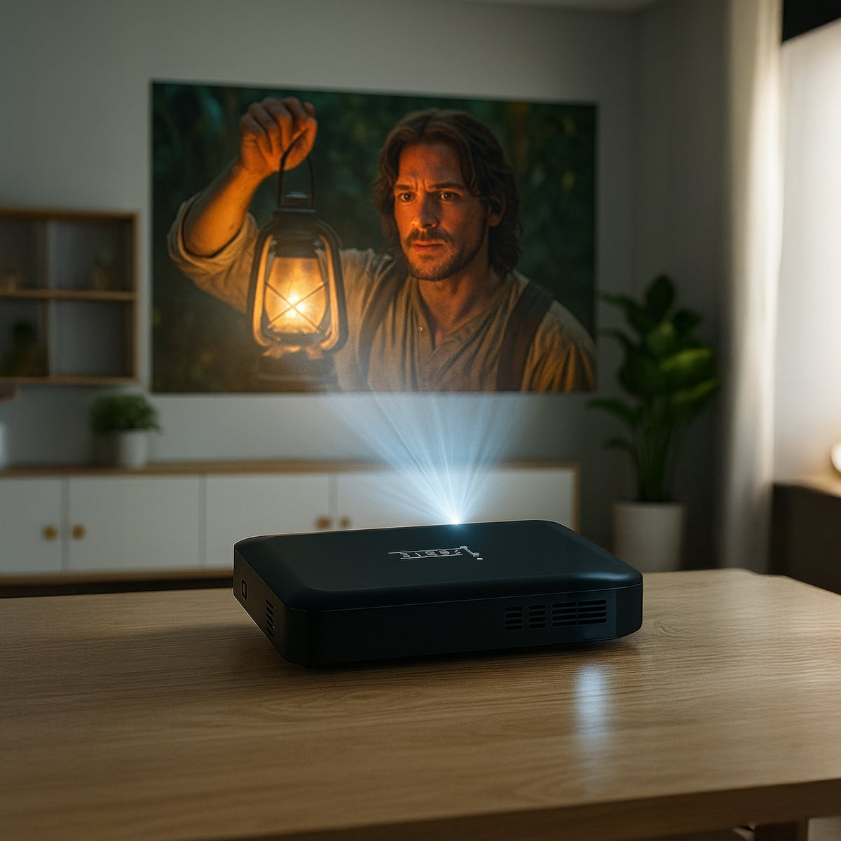 Pursonic Compact HD Projector – Portable Big-Screen Entertainment Anywhere