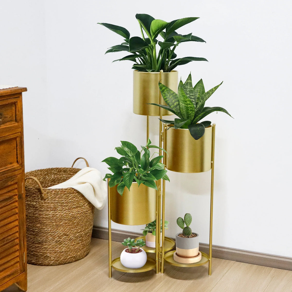 VerdaHigh - 6 - Tier Premium Metal Plant Stand