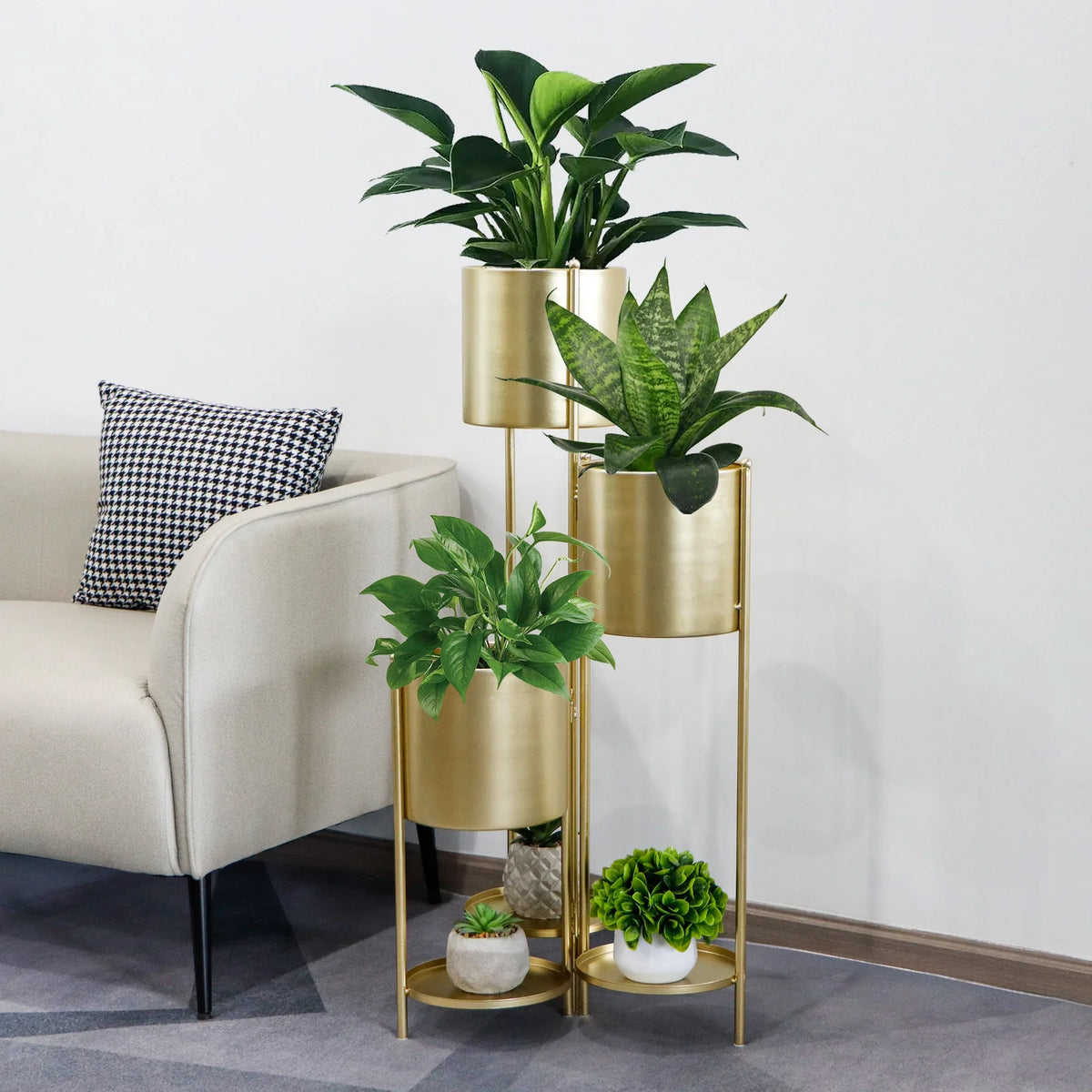 VerdaHigh - 6 - Tier Premium Metal Plant Stand